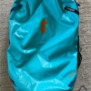 Cotopaxi Allpa 35L Backpack in Blue and Orange